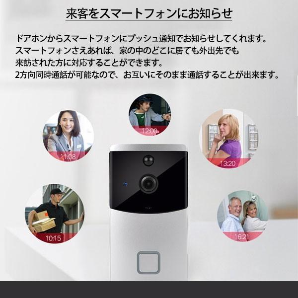 インターホン スマホ遠隔通知 ワイヤレスドアホン Wifi ネットワークインターホン 防犯カメラ 電池式 スマホで来客対応 ビデオドアホン Ubell Buyee Buyee Japanese Proxy Service Buy From Japan Bot Online