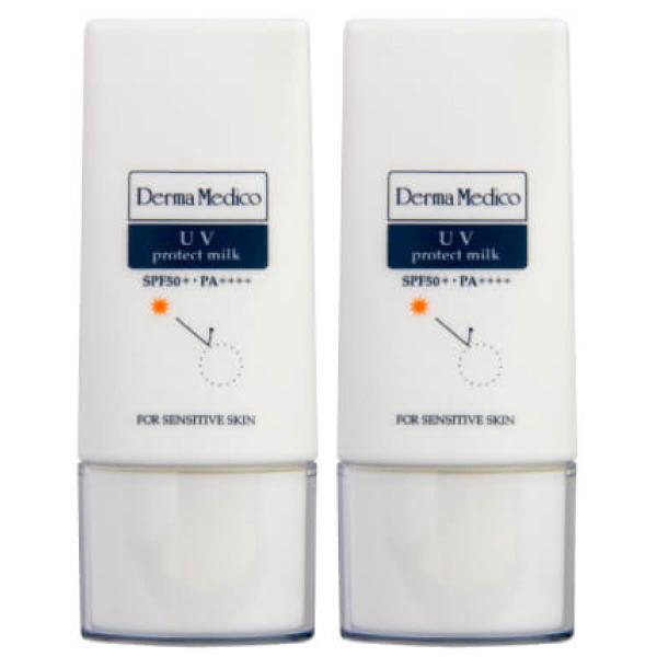 �_�[�}���f�B�R UV�v���e�N�g�~���N 30mL 2�{�Z�b�g SPF50+ PA++++ �q���� derma medico ���Ă��~�� ���Ď~�� �E�H�[�^�[�v���[�t UV ���t