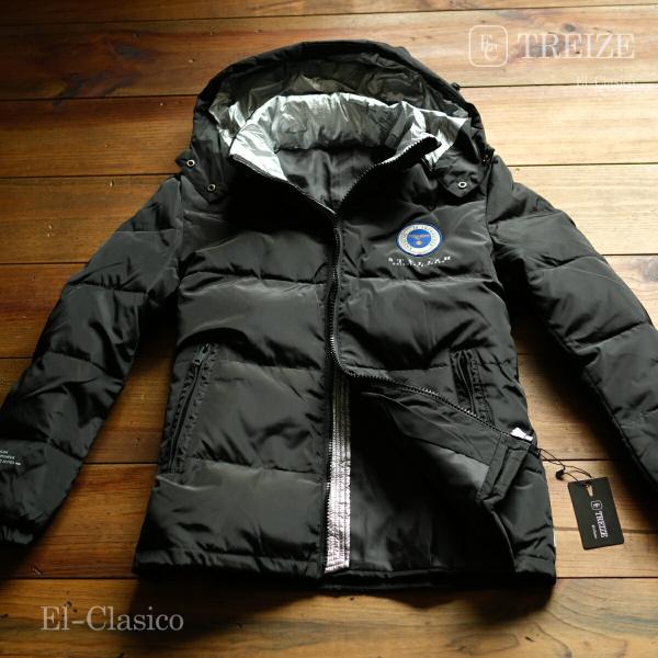 新品*フランス*-TREIZE-トレイズ* 白羽毛80% ミリタリー ダウン