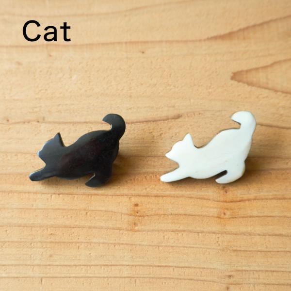 ボーンブローチ Cat| BONE BROOCH バッジ バッチ アクセサリー ボーンブローチ Cat| BONE BROOCH バッジ バッチ アクセサリー