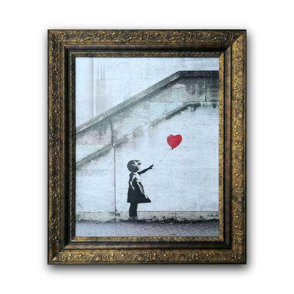 Banksy バンクシー　アートフレーム　Love is in the Bin Raffinart】バンクシー「Love is in the Bin」［542mm × 643mm