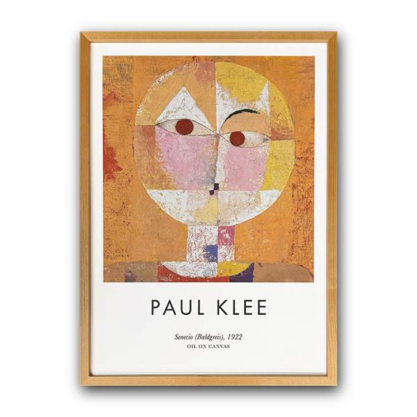 【Raffinart】パウル・クレー「Senecio」［530mm × 730mm］｜Paul Klee アートポスター フレームセット 額縁 額装込【受注生産品】【発送までに 約7-10営業日】