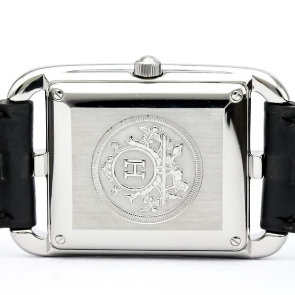 エルメス ケープコッド ドゥブルトゥール ステンレススチール レザー 時計 Cc1 710 自動巻き 人気 メンズ