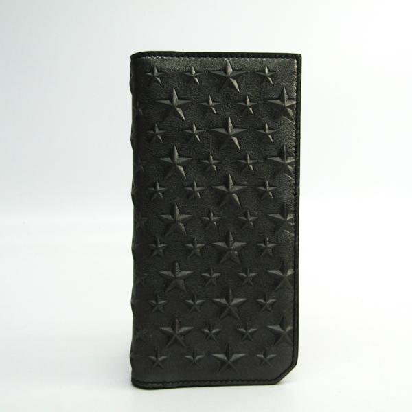 ジミー チュウ Cooper メンズ レザー 長財布 二つ折り ガンメタル Supersport Tn