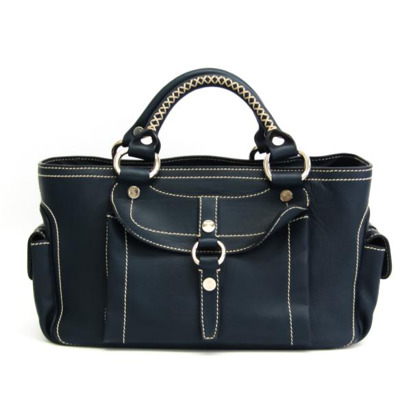 CELINE セリーヌ ブギーバッグ レザー ブギーバッグ ハンドバッグ レザー 茶 ブラウン（2024/11/03買取