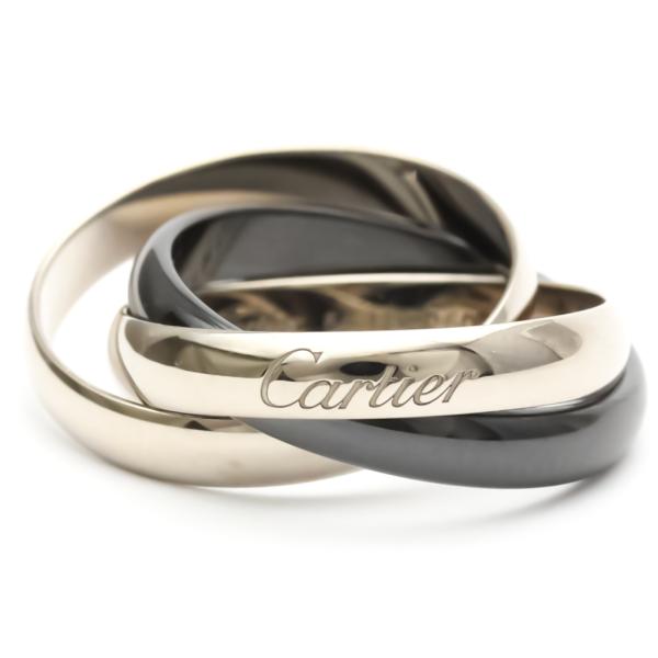 Cartier カルティエ トリニティ #54 14号 K18 ホワイトゴールド