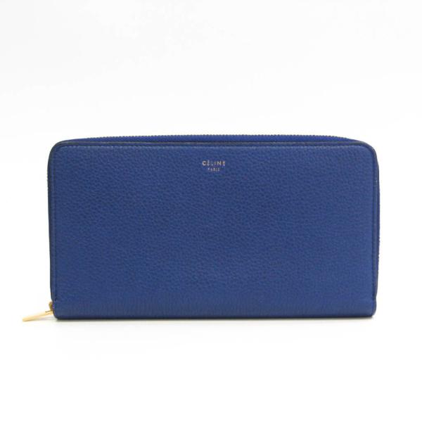 セリーヌ　ロイヤルブルー長財布 CELINE セリーヌ レディース レザー 長財布（二つ折り