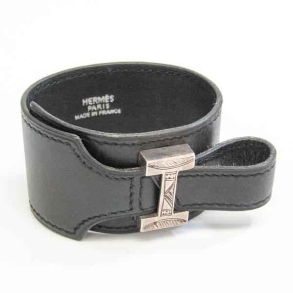 HERMES エルメス アルテミス トゥアレグ レザー,メタル バングル HERMES エルメス アルテミス トゥアレグ レザー,メタル バングル