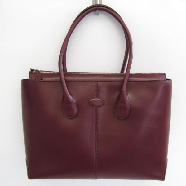 2506-119｜美品｜トッズ ハンドバッグ レザー ボルドー TOD'S トッズ バッグ レディース レザー マイクロ ハンドバッグ