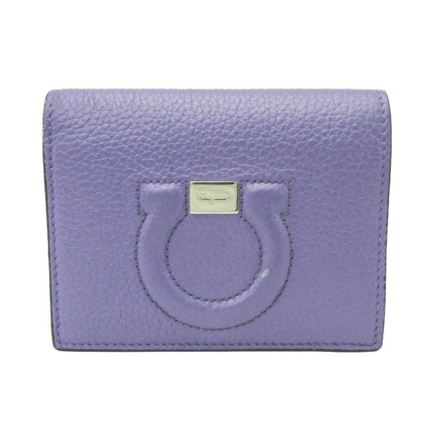 Salvatore Ferragamo 二つ折り財布 薄紫 Salvatore Ferragamo 二つ折り財布 薄紫 パープル（紫）系