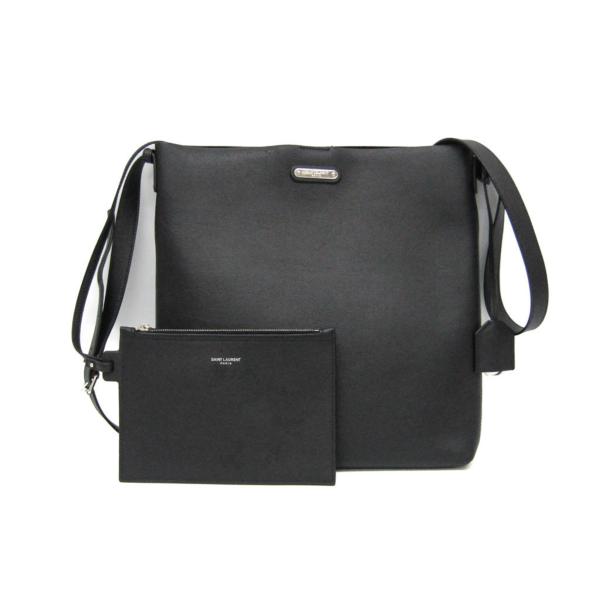 SAINT LAURENT ブラックレザーショルダーバッグ SAINT LAURENT サン・ローラン ボールド 503988 レディース