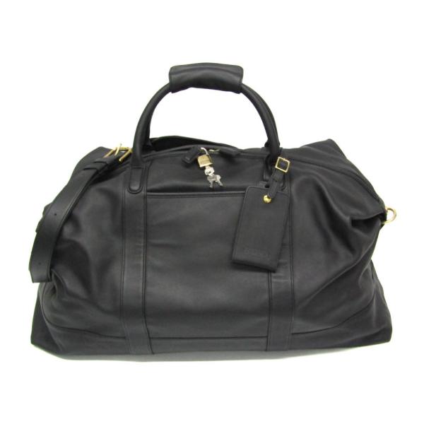 美品 コーチ COACH オールレザー ボストンバッグ トラベルバッグ ブラック COACH コーチ ボストンバッグ 旅行かばん メンズ 2Way レザー