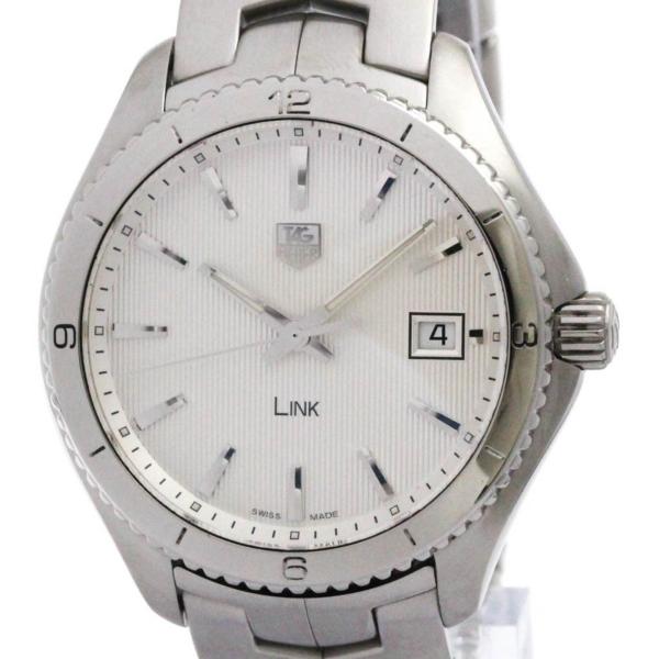 タグホイヤー (TAG HEUER) リンク ステンレススチール クォーツ メンズ 時計 WAT1111 (外装仕上げ済み)