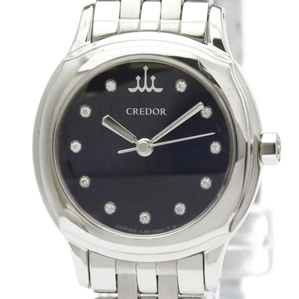 極レア高級ライン★SEIKO CREDORセイコー クレドール11Pダイヤモンド SEIKO（セイコー） クレドール ダイヤモンド ステンレススチール
