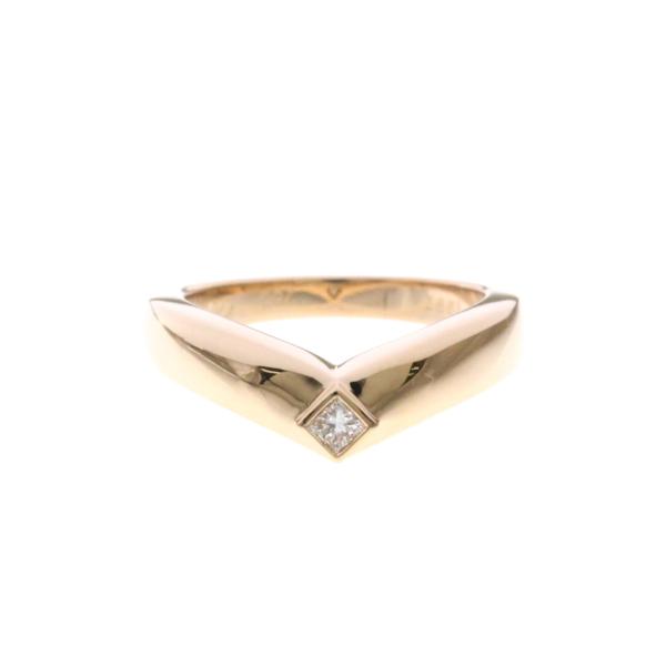 Cartier（カルティエ） トリアンドル ダイヤモンド リング K18ピンク