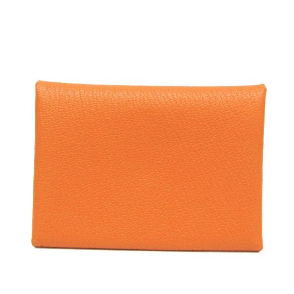 HERMES（エルメス） カルヴィ デュオ シェーブル カードケース