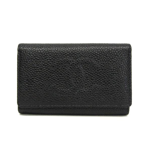CHANEL（シャネル） ココマーク レディース キャビアスキン キーケース