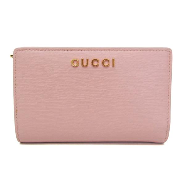 GUCCI（グッチ） 772640 レディース レザー 財布（二つ折り） ピンク