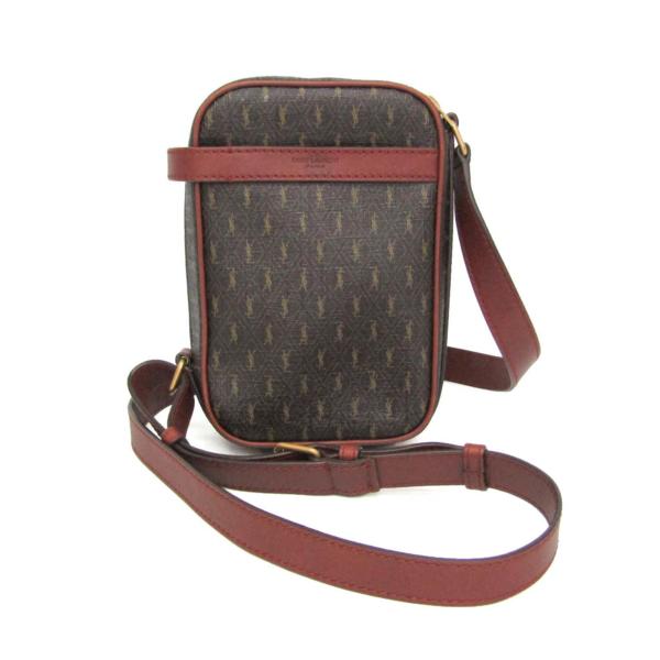 イヴ・サンローラン(Yves Saint Laurent) カサンドラ クロスボディバッグ 685534 メンズ PVC,レザー