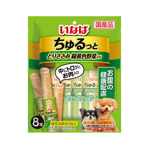 ペットフード INABA-PETFOOD いなばちゅるっととりささみ 野菜入りお腹の健康配慮