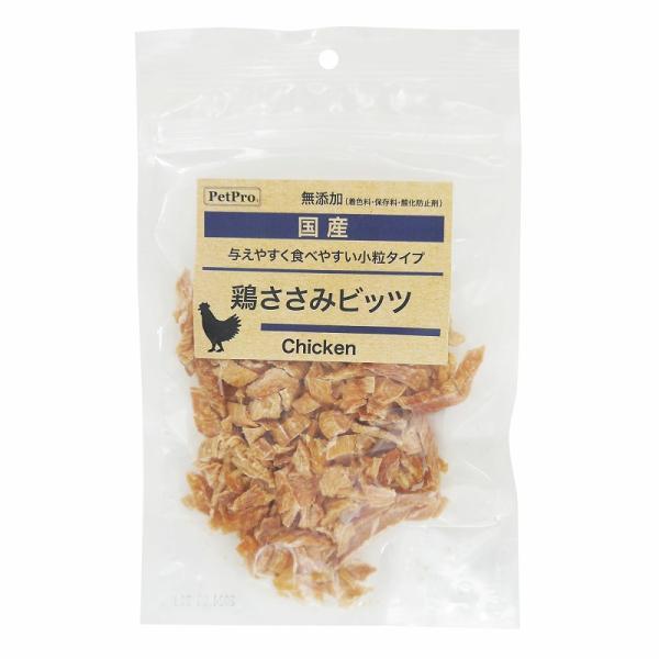 ペットプロジャパン ペットプロ 国産おやつ 無添加 鶏ささみビッツ