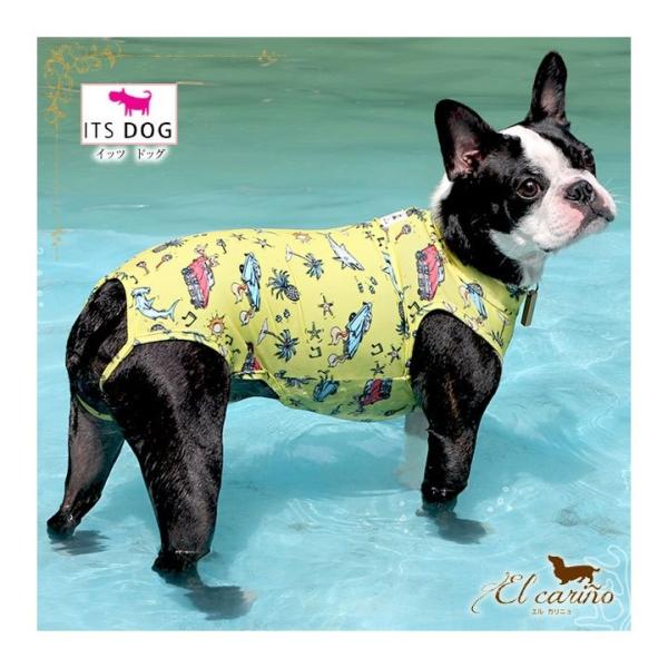 Itsdog 正規輸入 犬 服 水着 袖なし ブルー イエロー Uv遮断 夏物 サイズは外寸です Buyee Buyee Japanese Proxy Service Buy From Japan Bot Online