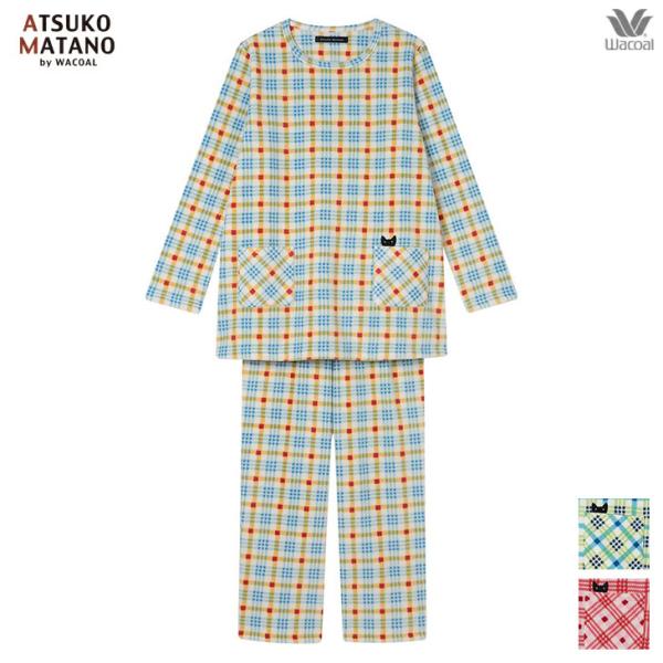 ワコール　マタノアツコ　パジャマ　長袖 ワコール マタノアツコ フリース 長袖 パジャマ 上下セット ルーム