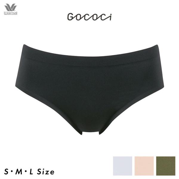 ワコール Wacoal GOCOCi ゴコチ ショーツ ノーマル スタンダードショーツ パンツ パンティ 下着 シームレス 無縫製 フラット仕上げ PGG281 SMLサイズ 爆買