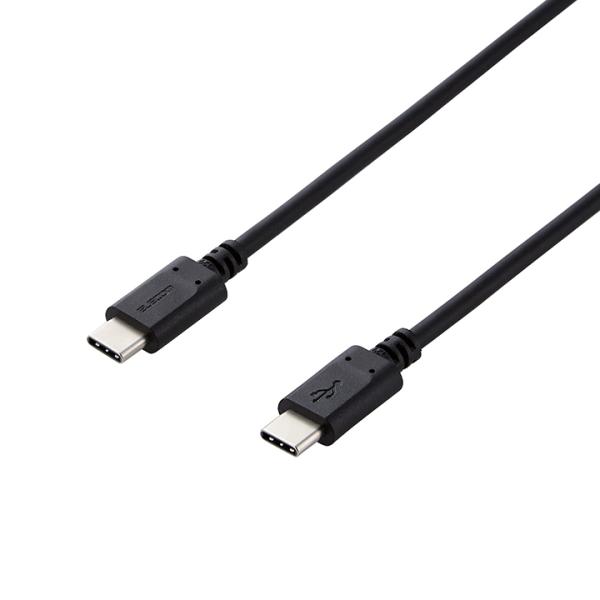 エレコム スマホ タブレット 用 USB2.0 ケーブル （ TypeC - C ） Power Delivery対応 USBケーブル タイプc ケーブル 急速充電 ブラック MPA-CC15PNBK