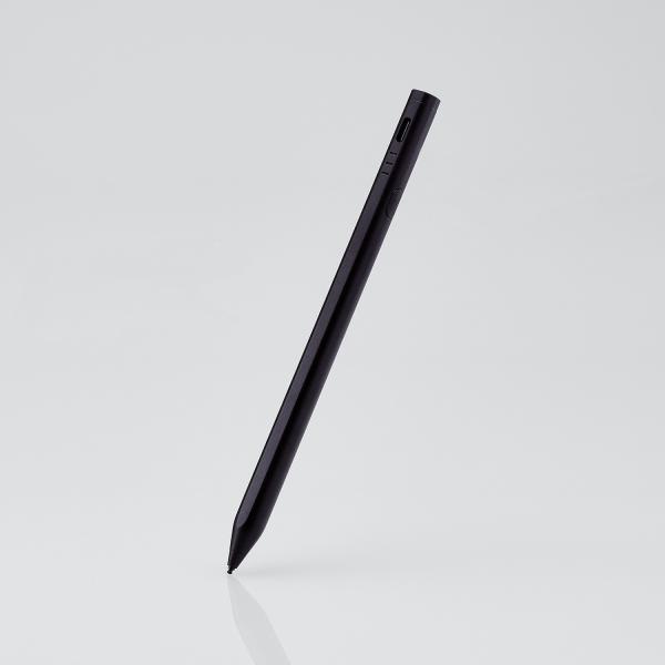 充電式 ハイブリッド スタイラス タッチペン 充電式 iPadモード・汎用モード切替 パームリジェクション対応 ブラック P-TPACSTHY01XBK エレコム 在庫処分