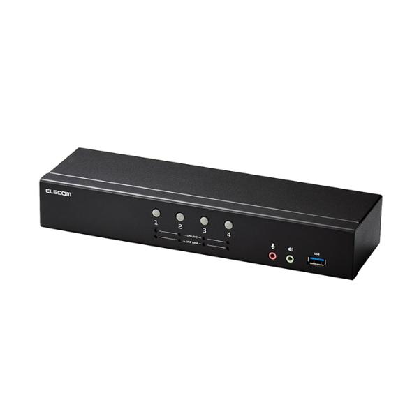 ELECOM（エレコム） パソコン切替器 DisplayPort(TM) 4ポート