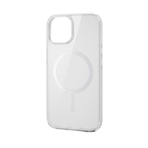 エレコム iPhone 15 用 ハイブリッドケース MAGKEEP iPhone15 2眼 6.1 インチ ハイブリッド ケース カバー ホワイト PM-A23AMAG02WH 在庫処分