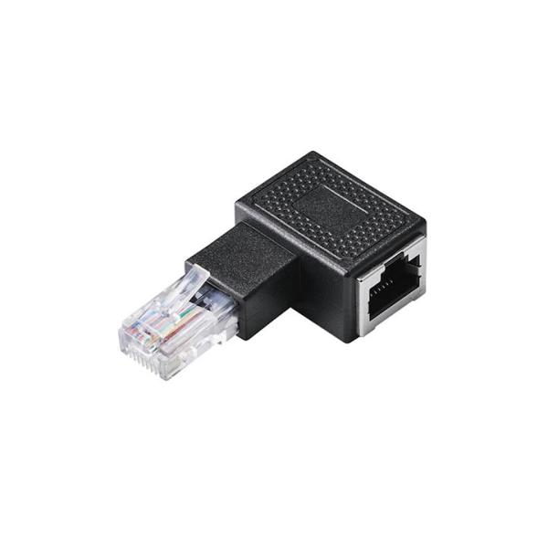 ELECOM（エレコム） RJ45 L字変換コネクター Cat5e 左向き 中継