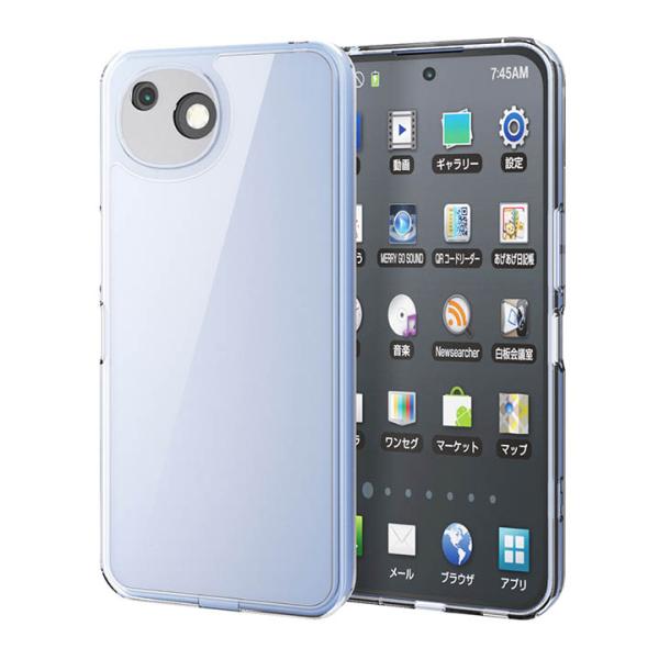 エレコム AQUOS wish6 用 ハイブリッドケース 極限 ケース カバー クリア ELECOM PM-S261HVCKKCR