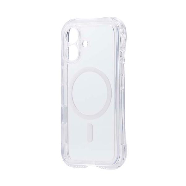 エレコム iPhone16 用 ZEROSHOCK LIMITED ケース MAGKEEP クリア  ELECOM PMWA24AZELKMCR