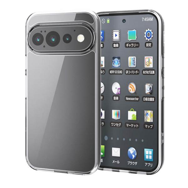 エレコム Google Pixel 11/11 Pro 用 ハイブリッドケース   ELECOM PM-P262HVCKCR