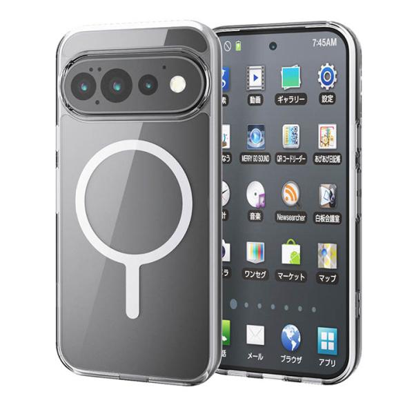 エレコム Google Pixel 11/11 Pro 用 ハイブリッドケース MAGKEEP   ELECOM PM-P262MAG02WH