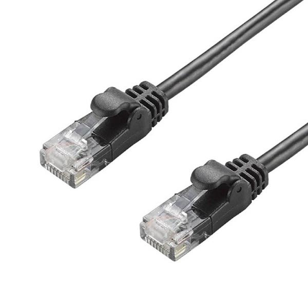 �G���R�� CAT5E���� LAN�P�[�u�� �����P�[�u�� �C���^�[�l�b�g�P�[�u�� �P�[�u�� ���炩 �J�e�S���[5e Cat5 E�Ή� 5m �u���b�N LD-CTY/BK5 �݌ɏ��� ���i�摜2
