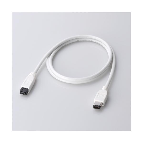 �G���R�� FireWire�P�[�u���i9�s���|6�s���j1.0�� �z���C�g 1.0m IE-961WH �݌ɏ��� ���i�摜2