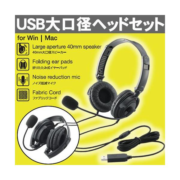 ヘッドセット Usb 接続 Usbヘッドセット 両耳 オーバーヘッド ブラック エレコム Hs Hpubk エレコムダイレクトショップ 通販 Paypayモール