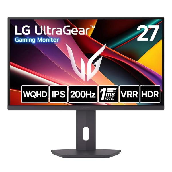 LG ゲーミングモニター LG UltraGear 27G610A-B 27インチ/WQHD(2560×1440)/200Hz/IPS 1ms(GTG)/sRGB 99%/DisplayHDR