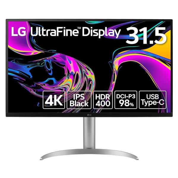 LG モニター ディスプレイ 32UQ850V-W 31.5インチ/IPS Black/4K (3840×2160)/約10.7億色表示(8bit+FRC)