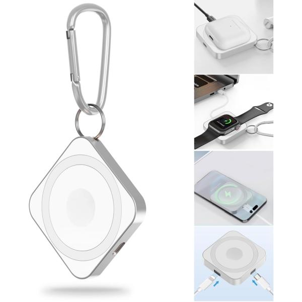 充電器 3in1 【2023新設計】 apple watch 充電器 MagSafe充電器 急速充電15W/10W/7.5W対応 iPhone15  14 1312/Pro/ProMax/AirPods/Apple Watch