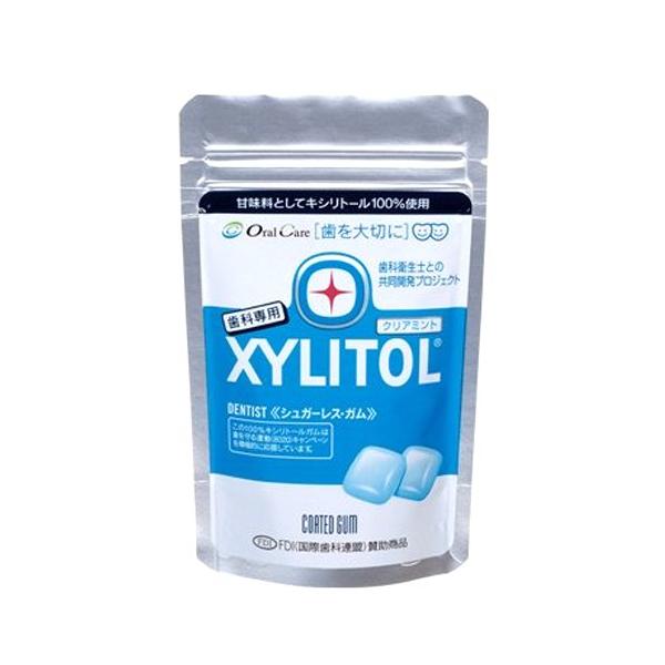◆オーラルケア　キシリトールガム　ラミチャック35g　クリアミント　12袋