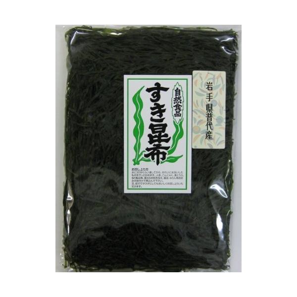 すき昆布 すきこんぶ 1枚 岩手県普代産 煮物 細切り 板状