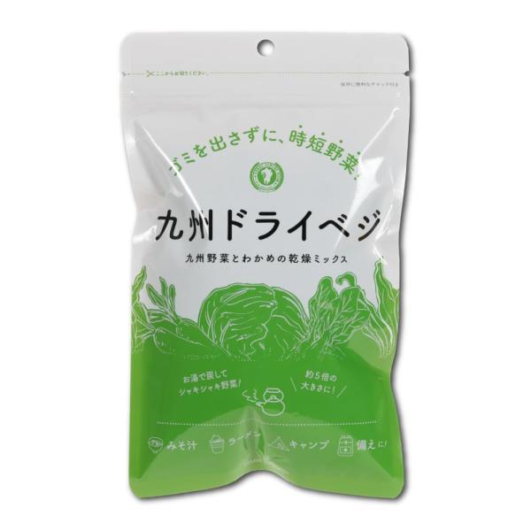 他サイト： 【パッケージリニューアル】九州ドライベジ 野菜＆わかめミックス 100g 1袋の商品画像