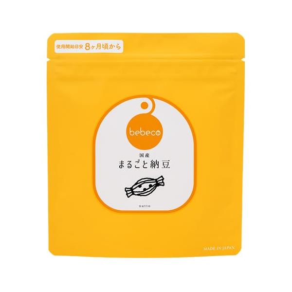 bebeco 離乳食 国産 まるごと納豆 ベビーフード 60g×1袋 無添加 粉末 パウダー 納豆菌 送料無料 8ヶ月 ポイント利用(出荷目安：3〜5日間)