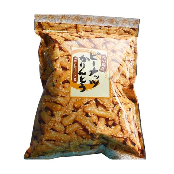 中野製菓　味の逸品　ピーナッツかりんとう　320ｇ×16個　/ 香ばしいピーナッツ入り / チャック付き