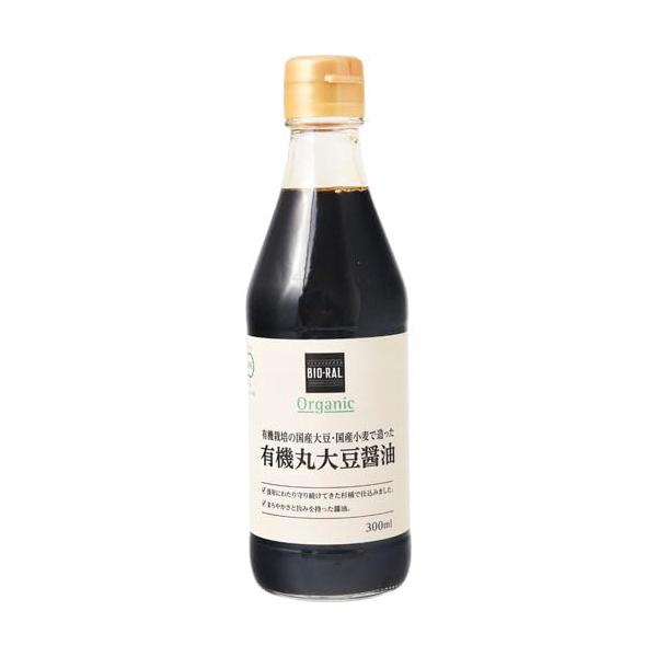 ビオラル 有機栽培の国産大豆・国産小麦で造った有機丸大豆醤油 300ml