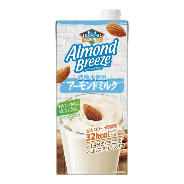 カゴメ アーモンド・ブリーズ 砂糖不使用 1L×6本